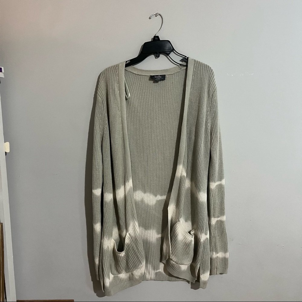 Belle Light green tie-dye cardigan